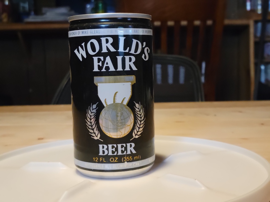 World’s Fair Beer (white on black) by Great Lakes Brewing Co.